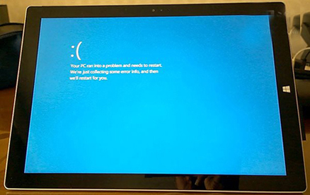 Surface Pro3問題不斷：驅(qū)動報錯、死機藍屏