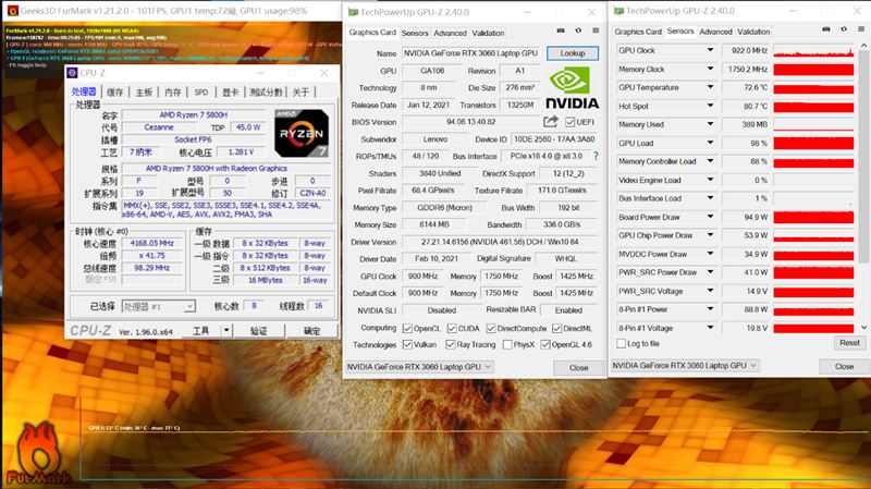 酷睿i7-11800H和銳龍7 5800H網(wǎng)游性能全方位對比