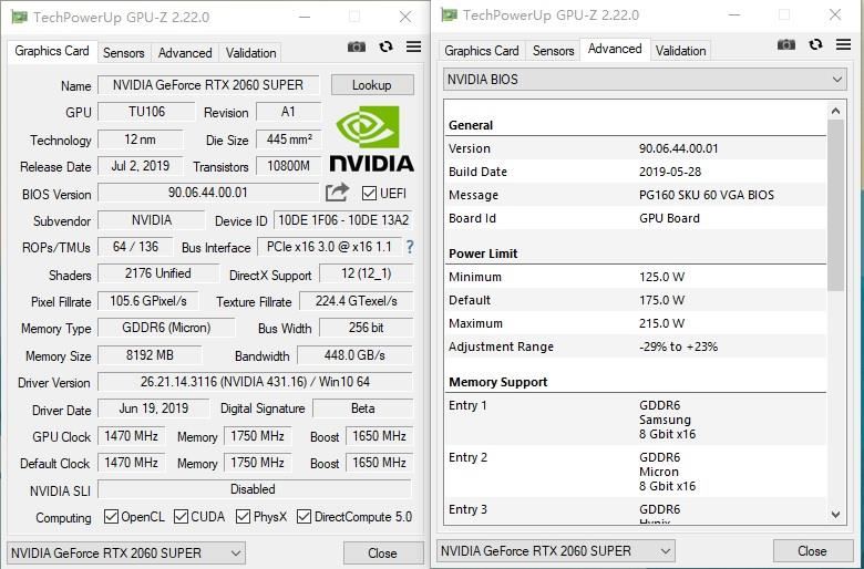 RTX 2060/2070 Super顯卡全面圖解評(píng)測(cè)