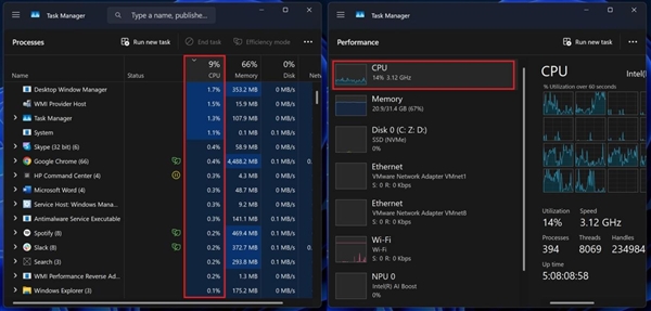 Windows 11任务管理器更新：终于可以正确显示CPU占用率