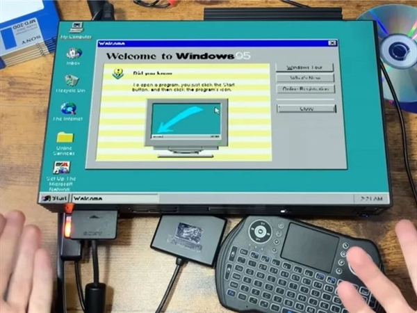 索尼PS2成功運行Windows 95！《Doom》啟動遺憾失敗