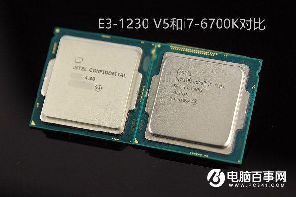 E3-1230v5和i7-6700K哪個好？i7-6700K與E3-1230V5對比評測