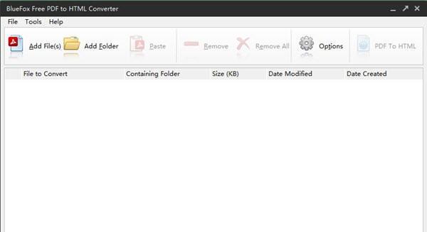 BlueFox Free PDF to HTML Converter(PDF文件轉(zhuǎn)換軟件)